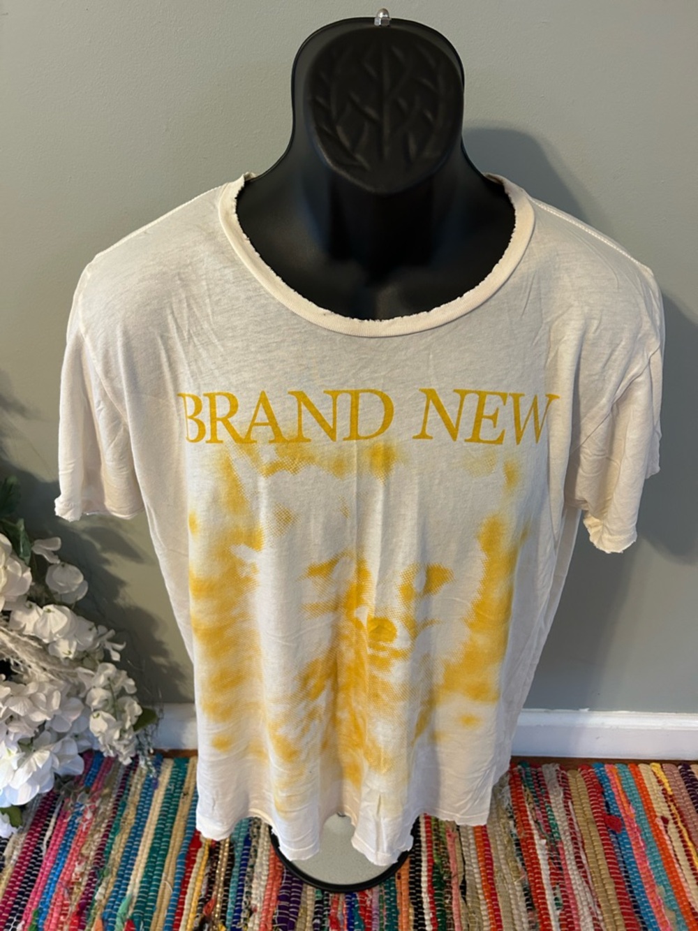 NEW Brand New Daisy Fox Tie Dye Band Tee Shirt Concert Tour Festival Medium